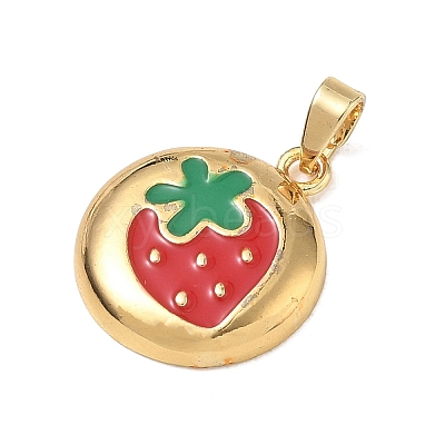 Brass Enamel Pendants LS-KK-CBA5A06-01-1