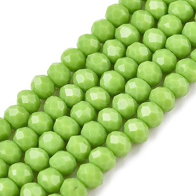 Opaque Solid Color Imitation Jade Glass Beads Strands EGLA-A044-P3mm-D30-1