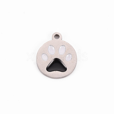 304 Stainless Steel Enamel Charms STAS-Q242-039C-1
