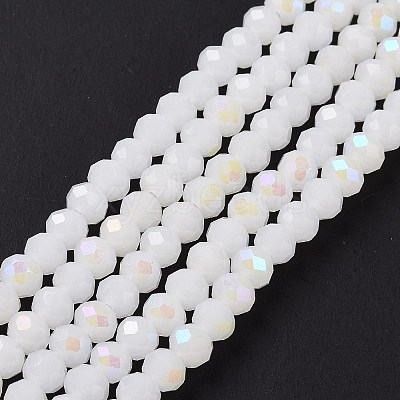 Electroplate Glass Beads Strands EGLA-A044-J1mm-L05-1