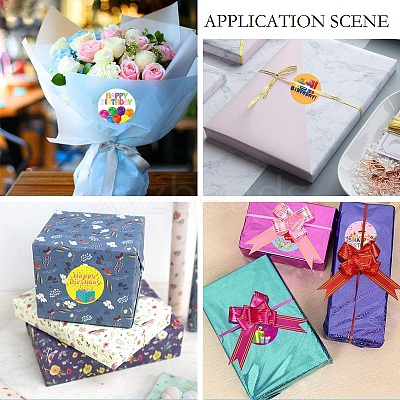 Birthday Themed Pattern Self-Adhesive Stickers DIY-E023-08G-1