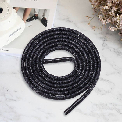 Round Waxed Cord Shoelace String OCOR-WH20007-225A-01-1