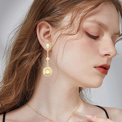 12Pcs 6 Style Alloy Stud Earring Findings EJEW-CA0001-06-1