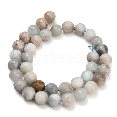 Natural Aquamarine Beads Strands GG-CBA7BB7-A01-10mm-1