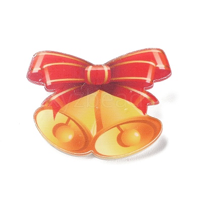 Christmas Theme Acrylic Badges JEWB-B010-07-1