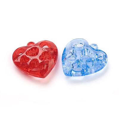 Transparent Acrylic Pendants TACR-R11-M-1