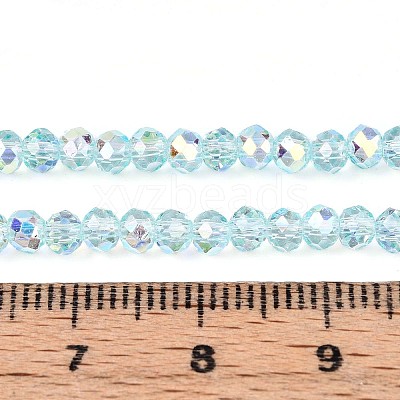 Transparent Glass Beads Strands EGLA-N016-3mm-01-1