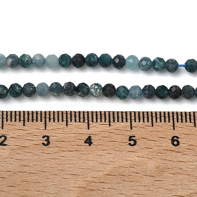 Natural Blue Tourmaline Beads Strands G-B168-A06-3mm-1