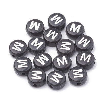 Opaque Acrylic Beads SACR-N002-02M-1