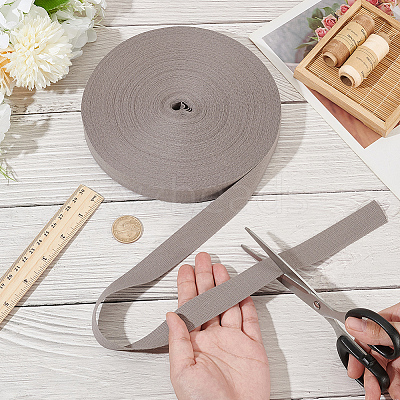 Cotton Herringbone Ribbon OCOR-WH0097-50A-1