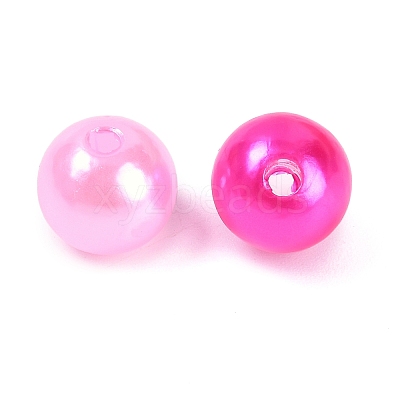 ABS Plastic Imitation Pearl Beads KY-G030-01I-1