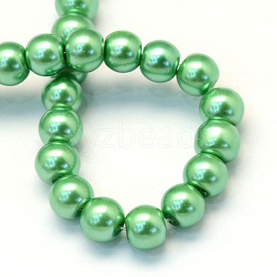 Baking Paint Glass Pearl Bead Strands HY-Q003-3mm-69-1