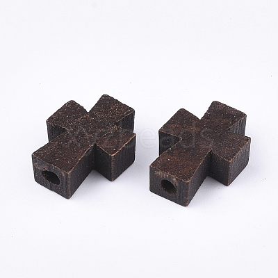 Natural Wooden Beads WOOD-S050-39-1