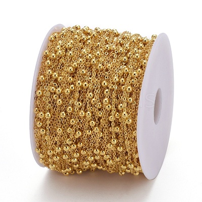 Brass Flat Oval Cable Chains CHC018Y-G-1