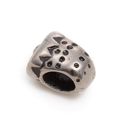 304 Stainless Steel European Beads STAS-G228-34AS-1