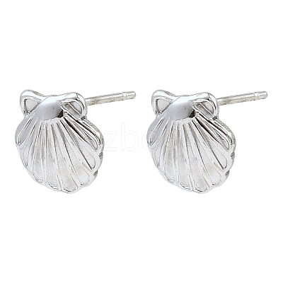 304 Stainless Steel Stud Earrings EJEW-D361-06P-1