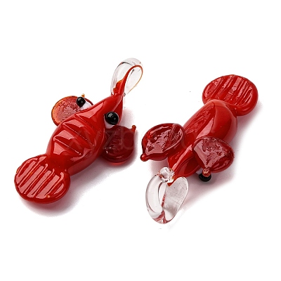 Handmade Lampwork Pendants LAMP-I031-01H-1