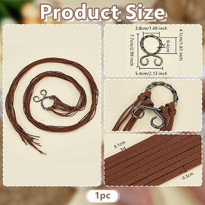 1 Bag PU Imitation Leather Belts AJEW-OC0015-66C-1