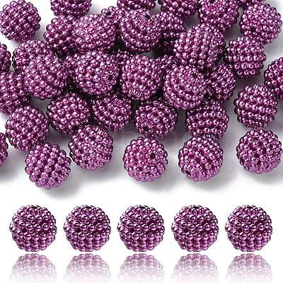 Imitation Pearl Acrylic Beads OACR-FS0001-45G-1