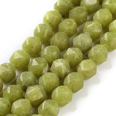 Natural Olive Jade Beads Strands G-NH0021-A17-01-1