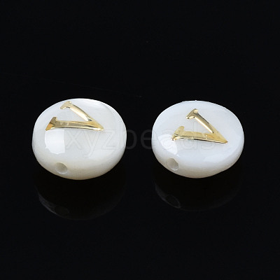 Natural Freshwater Shell Beads SHEL-S278-036V-1