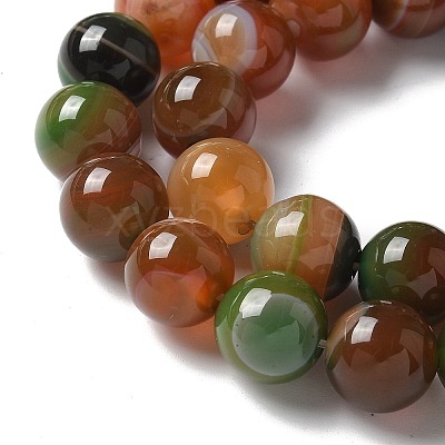 Natural Agate Beads Strands G-NH0001-G08-01-1