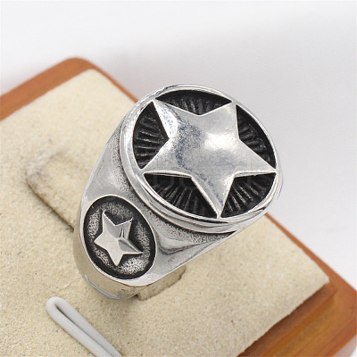 304 Stainless Steel Finger Rings for Men FS-WG539CD-18-1