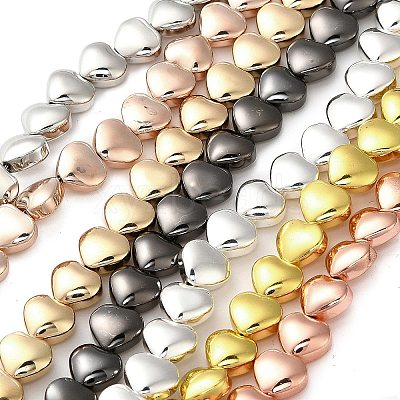 Electroplate Glass Beads Strands EGLA-H109-12-02-1
