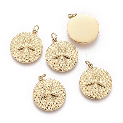 Ion Plating(IP) 304 Stainless Steel Pendants X-STAS-F256-002G-1