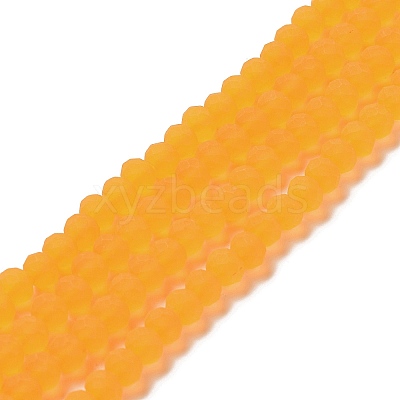 Transparent Glass Beads Strands X-EGLA-A034-T4mm-MD05-1