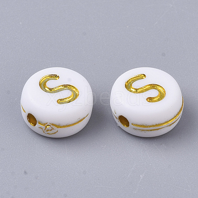 Plating Acrylic Beads X-PACR-R242-01S-1