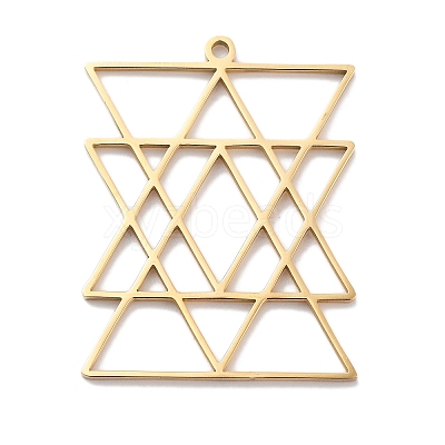 304 Stainless Steel Pendants STAS-U030-05G-1