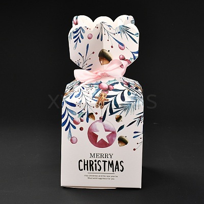 Christmas Theme Paper Fold Gift Boxes CON-G012-03A-1