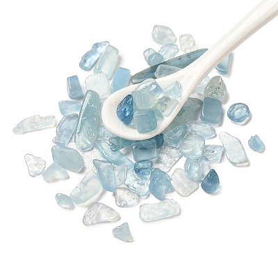 Natural Aquamarine Chip Beads G-Q193-04B-1