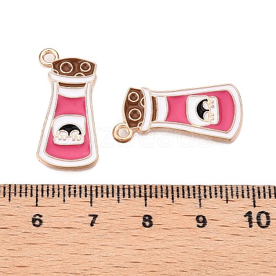 Halloween Theme Alloy Enamel Pendants ENAM-T020-07I-1