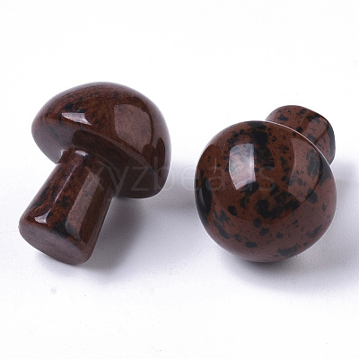 Natural Mahogany Obsidian GuaSha Stone G-N0325-02B-1