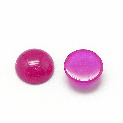 Natural White Jade Cabochons X-G-T073-23-1