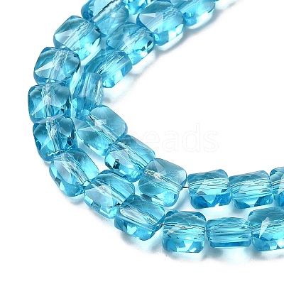 Transparent Glass Beads Strands GLAA-L050-A11-1
