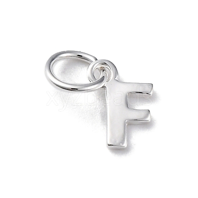 925 Sterling Silver Letter Charms LS-STER-C012-01S-F-1