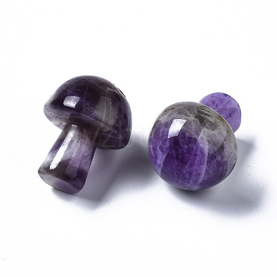 Natural Amethyst GuaSha Stone G-N0325-02U-1