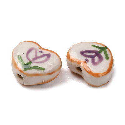 Handmade Porcelain Beads PORC-D011-01B-1