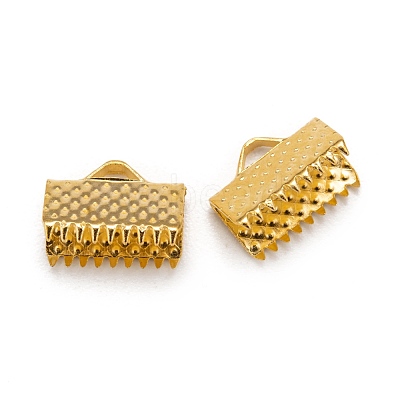 Iron Ribbon Crimp Ends X-E143Y-G-1