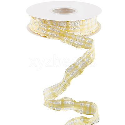 Cloth Plaid Ribbon OCOR-WH20071-001A-1