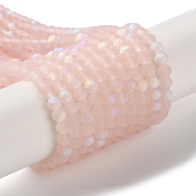 Imitation Jade Glass Beads Strands EGLA-A034-T3mm-MB22-1