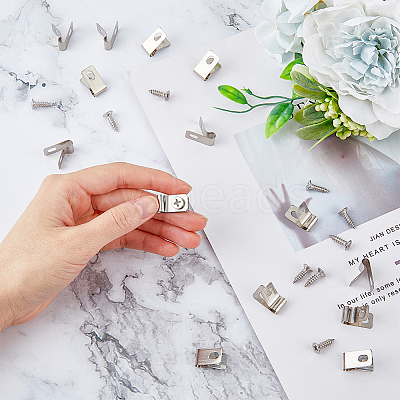 100Pcs 304 Stainless Steel Screws AJEW-DC0001-03-1