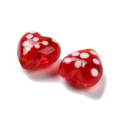 Handmade Lampwork Enamel Beads LAMP-B030-02A-01-1
