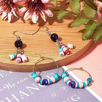 Handmade Polymer Clay Beads CLAY-R067-5.0mm-02-1
