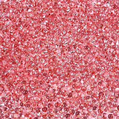 6/0 Baking Paint Transparent Fringe Glass Seed Beads X1-SEED-N006-06F-1