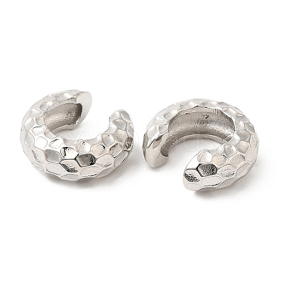 Rack Plating Brass Cuff Earrings for Women LS-EJEW-Q770-24P-1