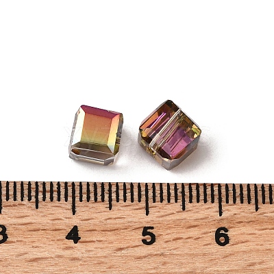 Electroplated Glass Beads EGLA-G040-01A-HP02-1
